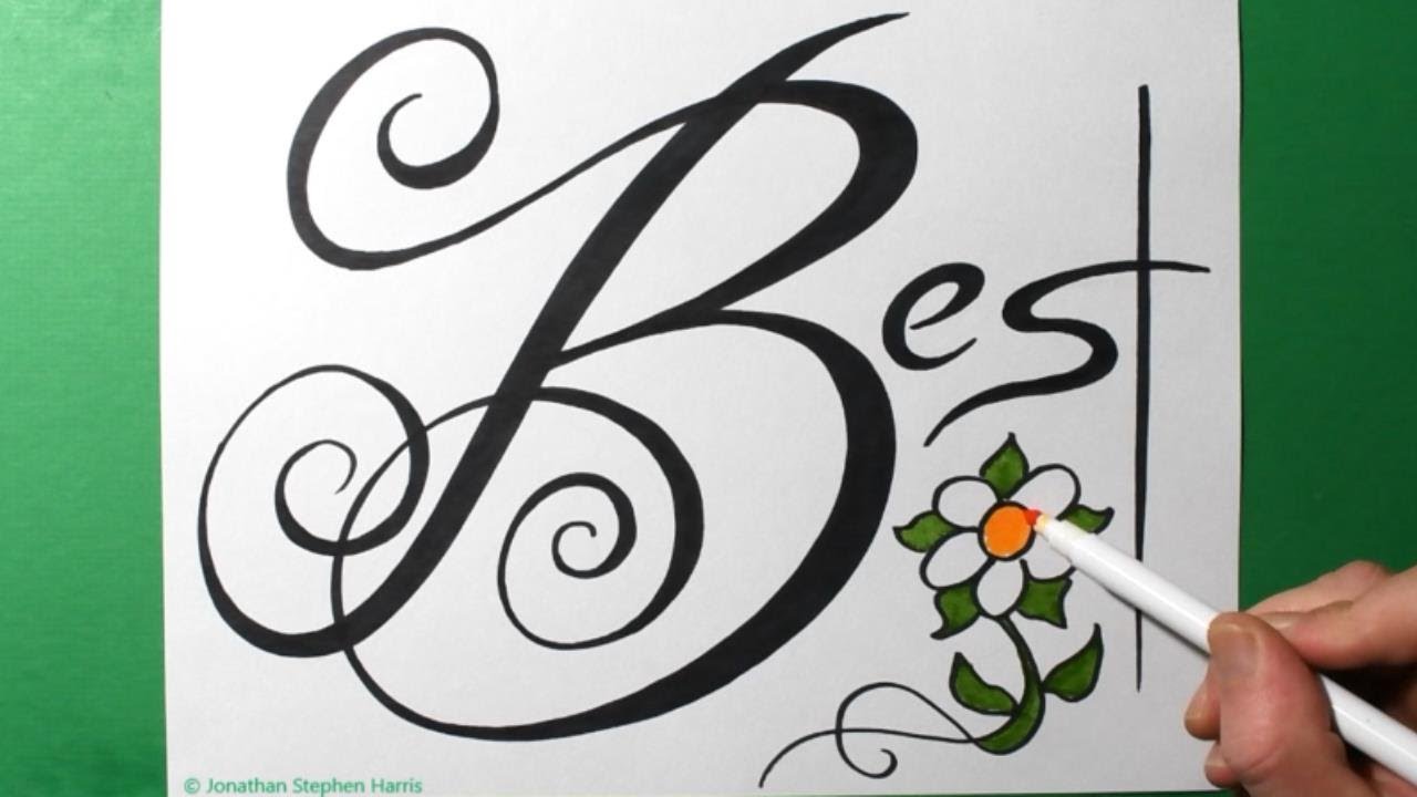 5 Creative Hand Lettering Designs / Modern Calligraphy Style