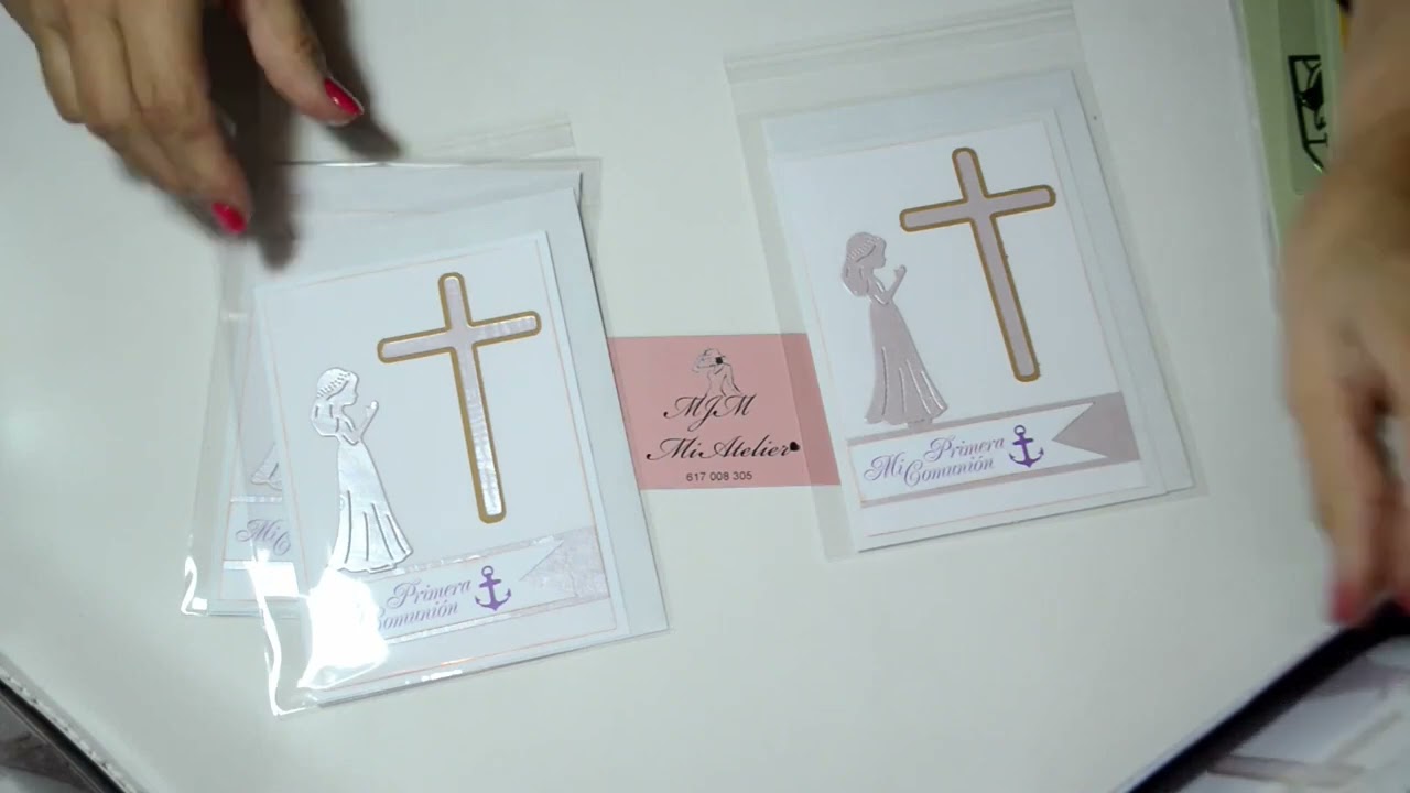 Invitaciones y felicitaciones Primera Comunión - Simplificando