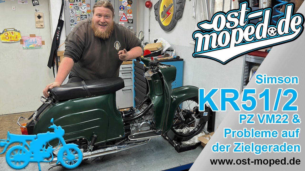 Simson Schwalbe KR51/2 | PZ VM22 & Probleme beim Endspurt | Tuningbude Teil 3 | ost-moped.de
