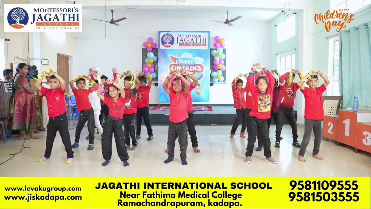 Happy children's day || children's day celebrations at || Jagathi international school || kadapa