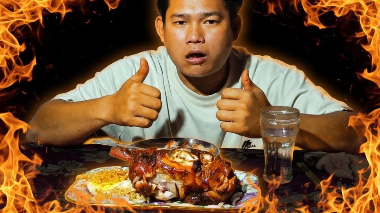 2.5 kg holl gril chicken|| and 2 eag spicy noodles 