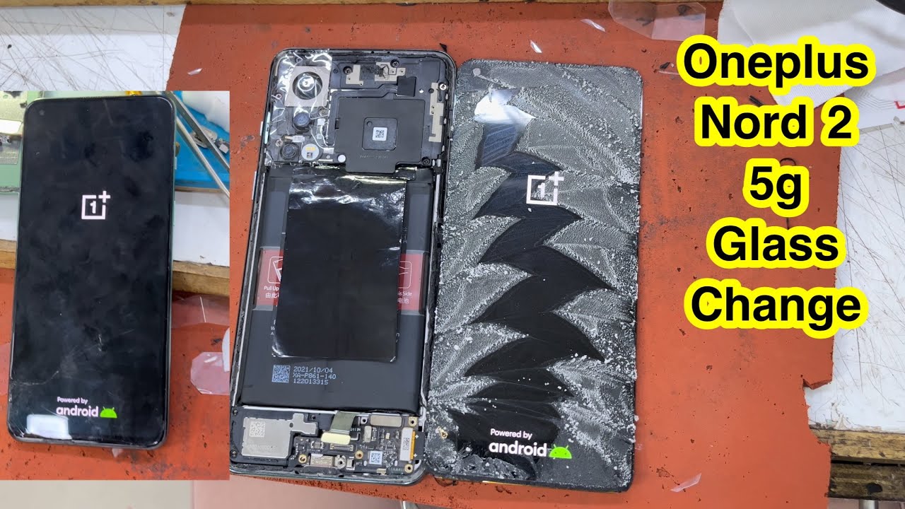 Oneplus nord 2 (5g) glass replacement ! Oneplus nord 2 glass change