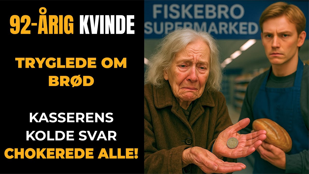 Hjertevarm Historie | 92-&aring;rig kvinde bad om br&oslash;d &ndash; Kassedamens svar chokerede alle 😢