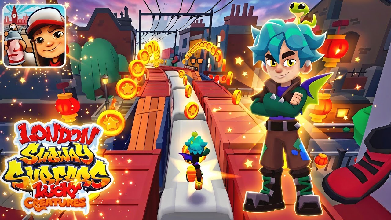 Lorcan Gameplay in London Lucky Creatures | Subway Surfers 