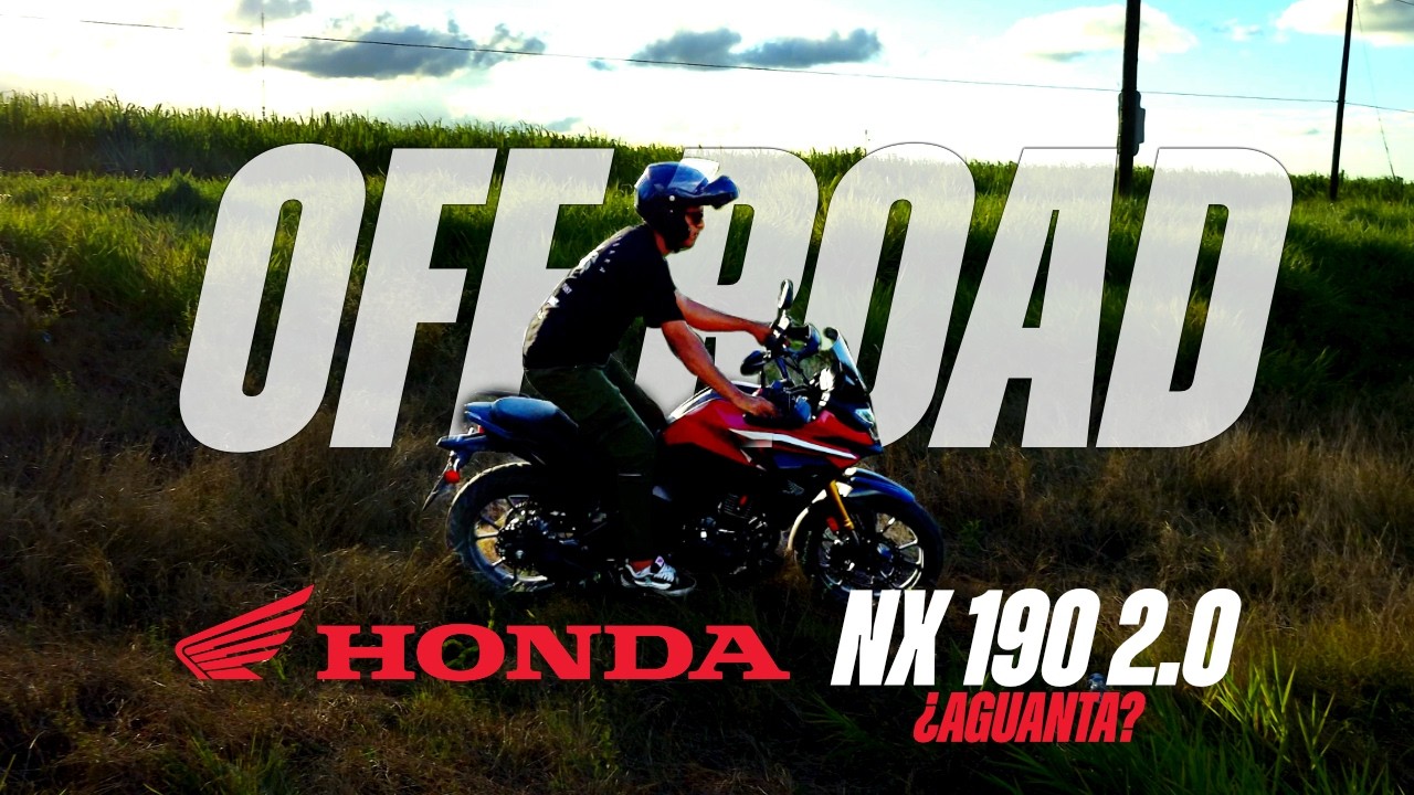 ¿Sirve la Honda NX 190 2.0 2026 para Off-Road? Lo que NADIE te dice