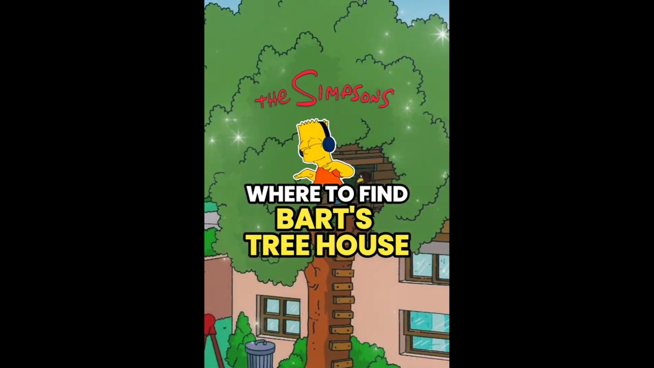 Where to Find BART'S TREE HOUSE in Fortnite The Simpsons