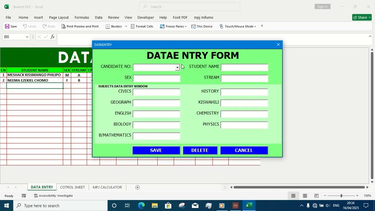 Mpj mifumo: namna ya kutengeneza mfumo wa matokeo part 5.