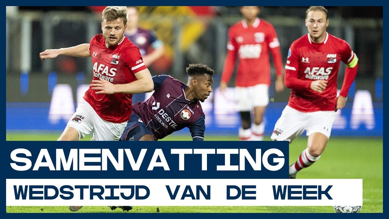 HIGHLIGHTS | Prachtige doelpunten in topper tussen AZ en Willem II