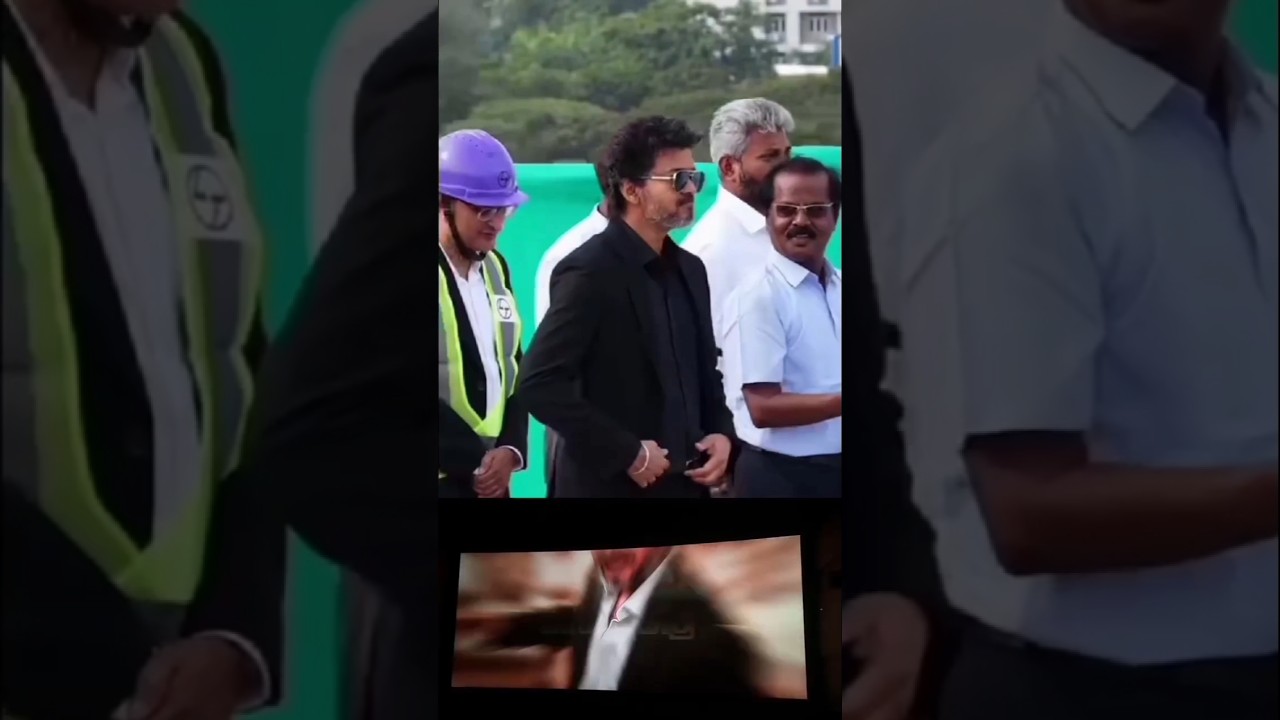 metro rail project CM Vijay sir visit yesterday###viral video####tvk##thalpathiy####vijay##