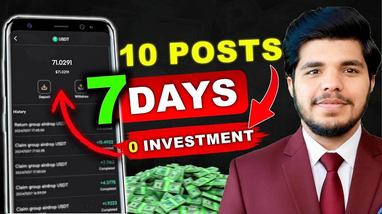 7 Din Mein Crypto Se Earning Binance Square CreatorPad Step By Step | No Investment | AI Automation