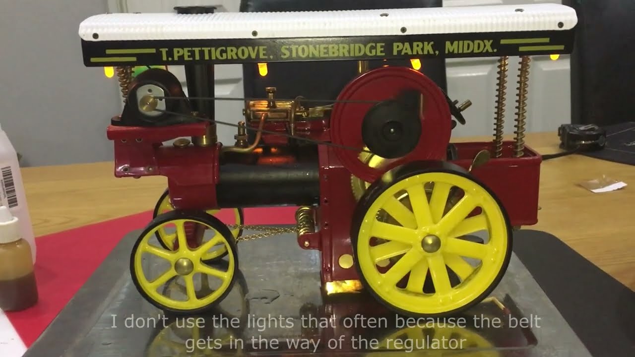 Steaming up my Wilesco D409 Showmans Engine