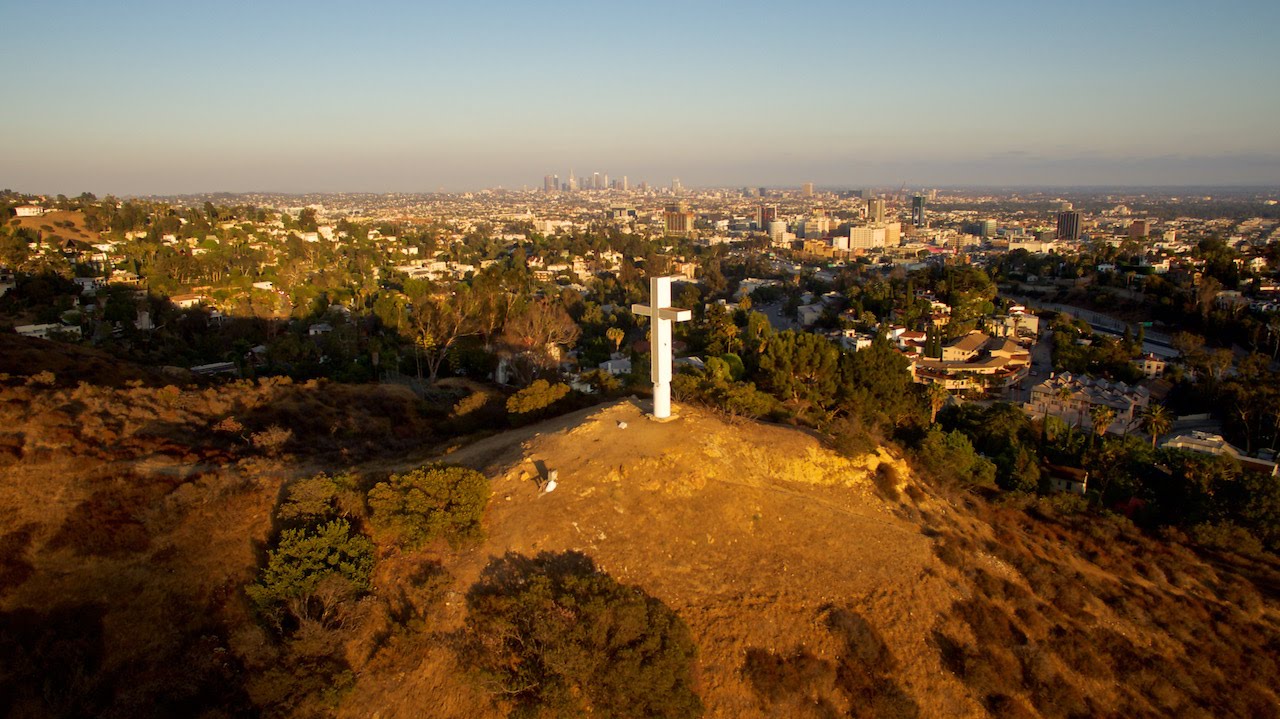 GREAT HOLLYWOOD CROSS with DJI Drone