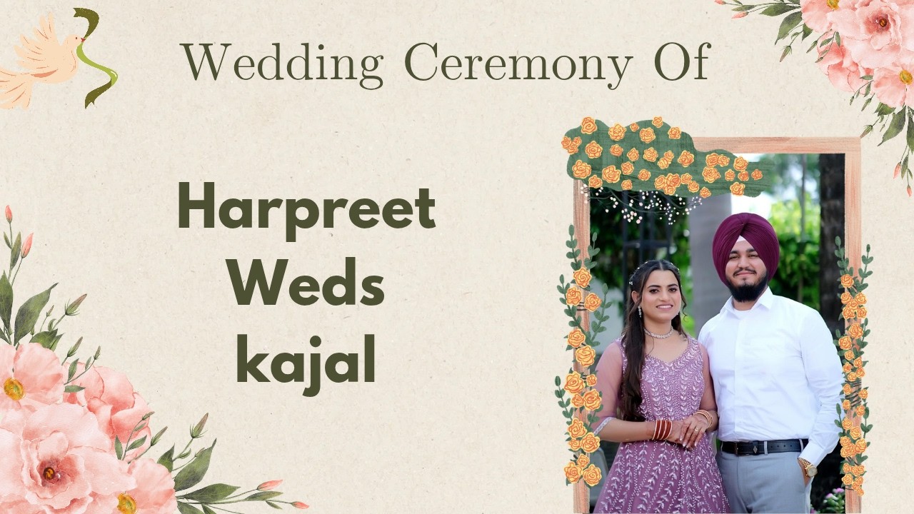 LIVE 🔴 Wedding Ceremony of  Harpreet ❤️ kajal // Harwinder Photographar nurpurbedi 9815517924