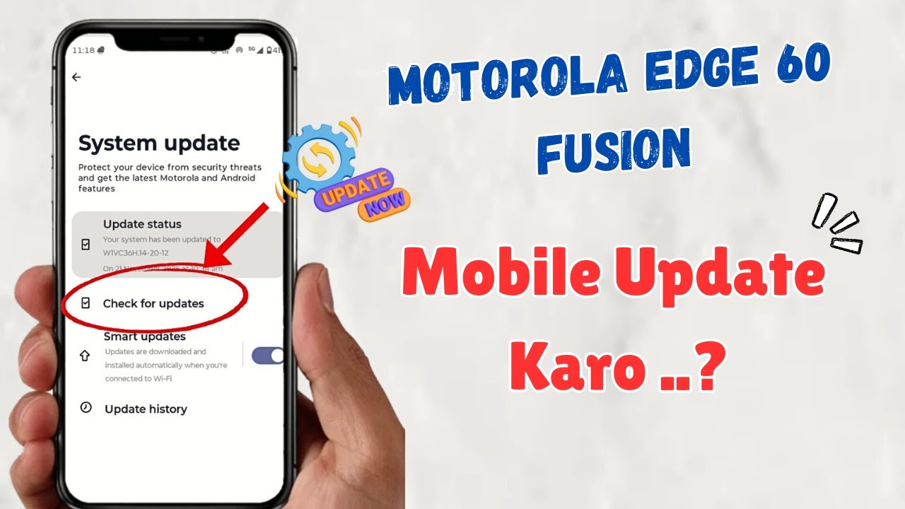 Motorola Edge 60 Fusion Mobile Update Karo ? System Update ⚡