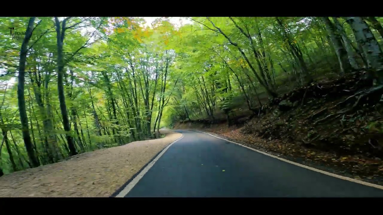4k Tirana rruga e Dajtit deri në qënder (4k Tour of Tirana's Dajtit Road)