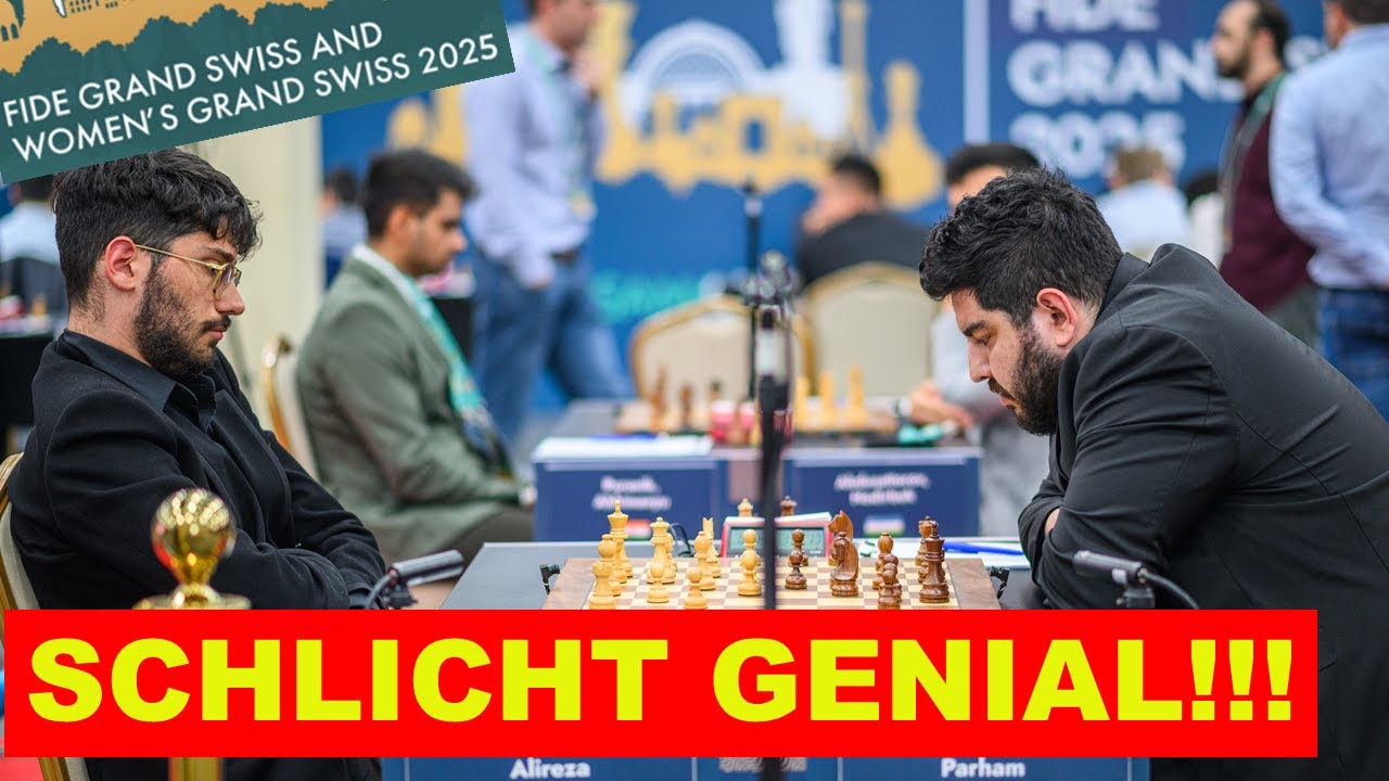 Die Partie des Tages - und was für eine! | Firouzja vs Maghsoodloo | FIDE Grand Swiss 2025 Runde 3