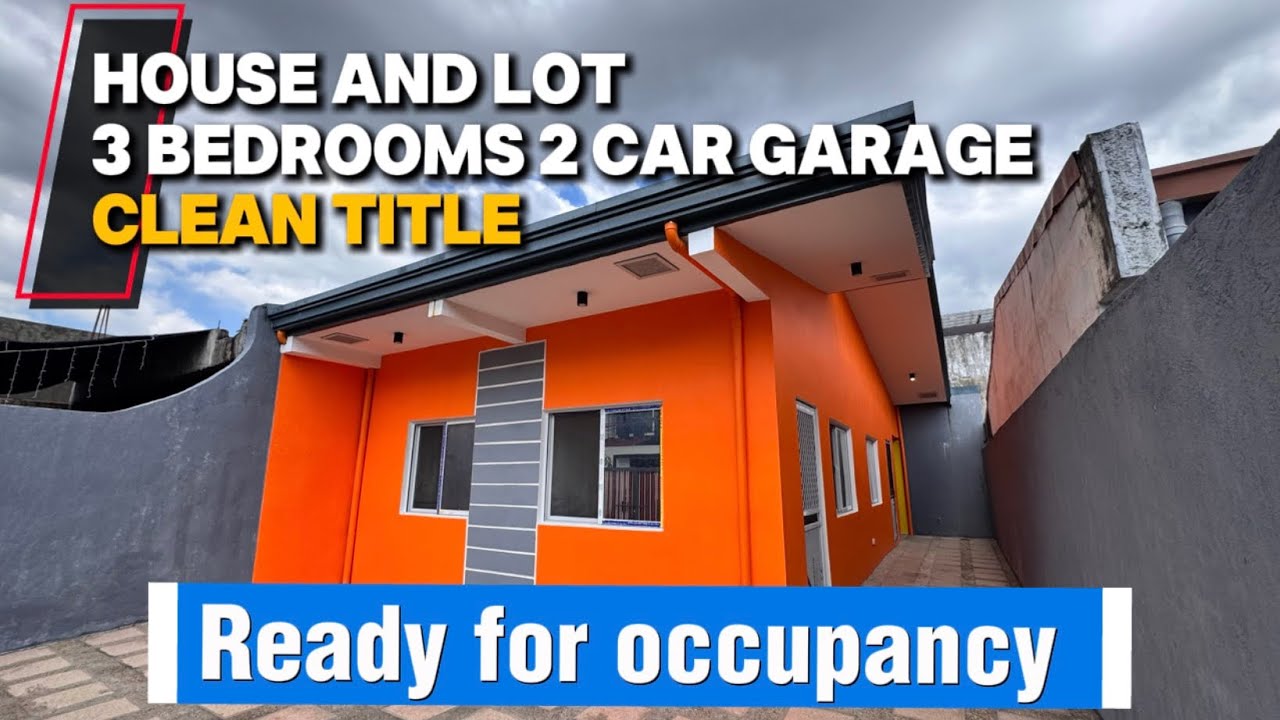 V1073-26 Bungalow house and lot 3 bedrooms 2 car garage Molino, bacoor cavite