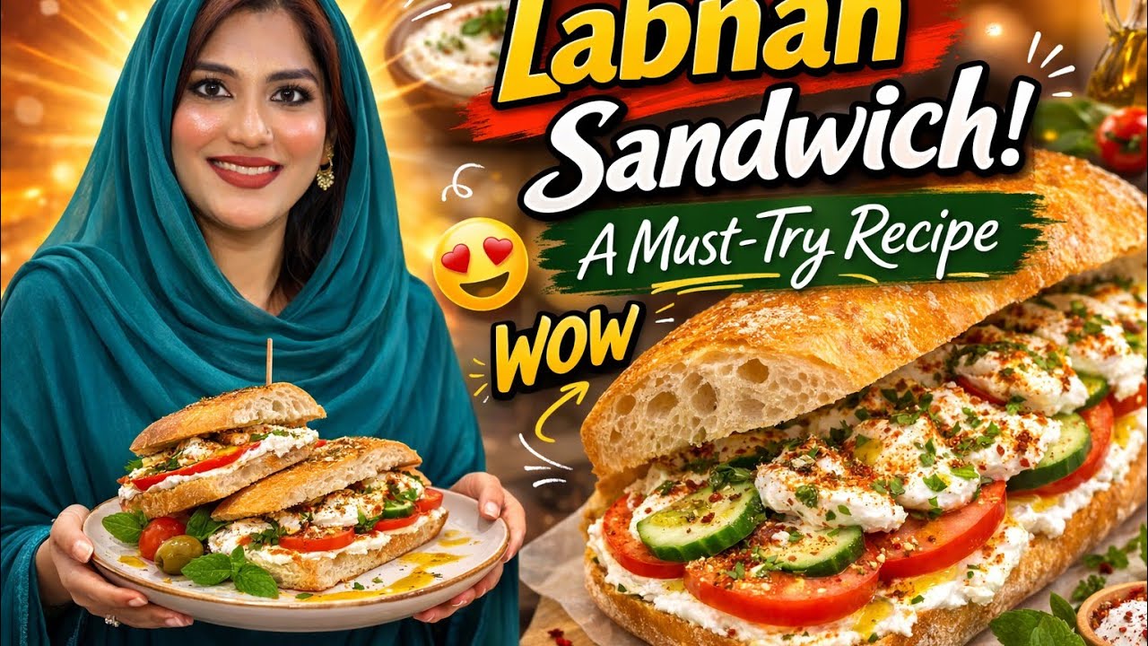 Secret Recipe: My Sister’s Labnah Sandwich You Can’t Resist 😍
