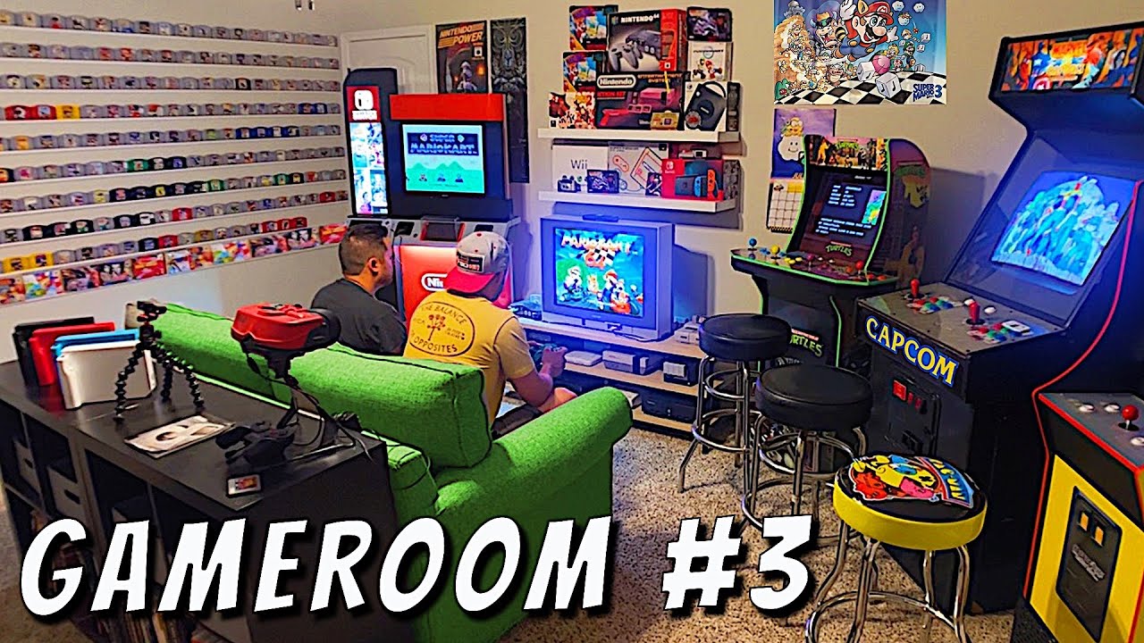 The ULTIMATE Gamers HOUSE! *Game Room(s) Tour*