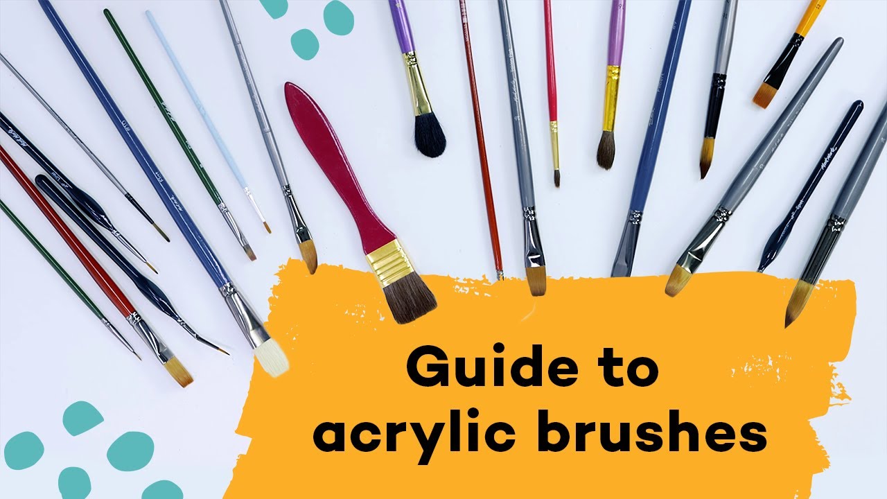 Mont Marte acrylic paint brush guide