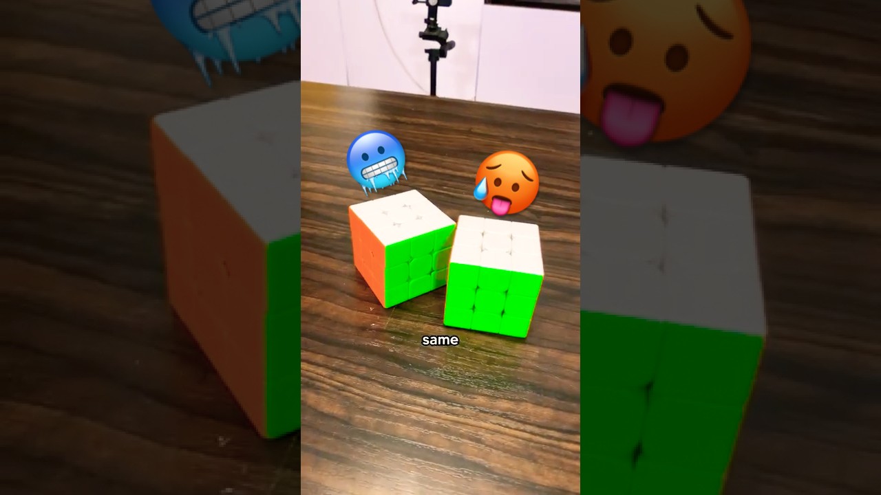 does a cube turn faster when it's cold vs hot?