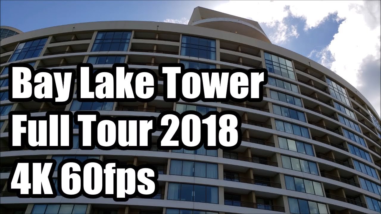 Bay Lake Tower at Disney's Contemporary Resort - Full Tour 2018 - 4K 60fps