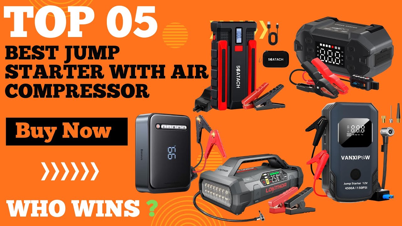 Best Jump Starter With Air Compressor in 2025