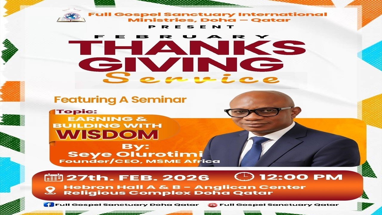 THANKSGIVING SERVICE 