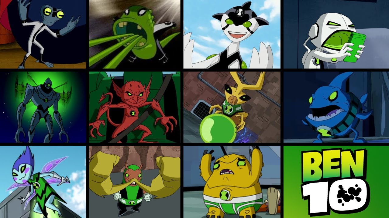 EVERY SMALL ALIENS FROM BEN 10 SERIES | BEN 10