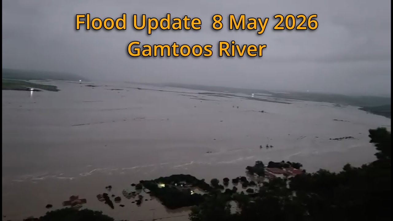 Flood Update 8 May 2026, Gamtoos river, the roaring Lion roars once again