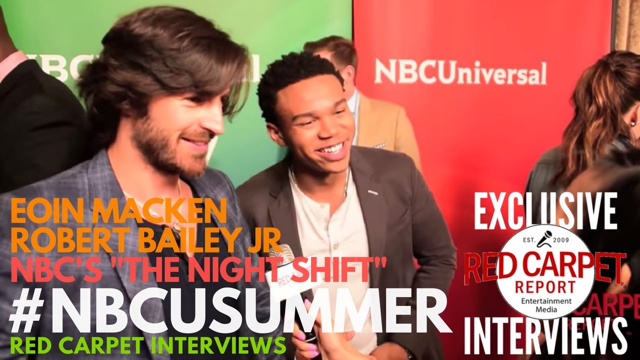 Eoin Macken & Robert Bailey Jr interviewed at NBCUniversal’s Summer 2017 Press Day
