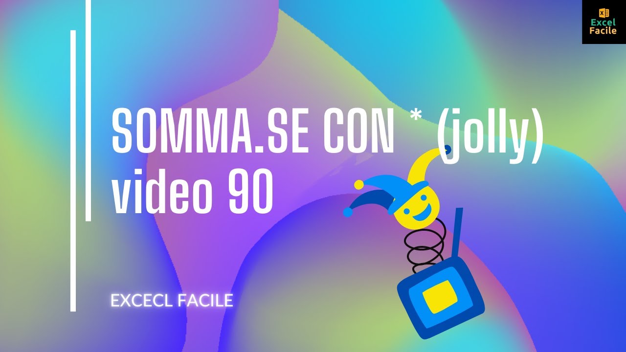 🤩 SOMMA.SE con asterisco * - Excel Facile 🤩