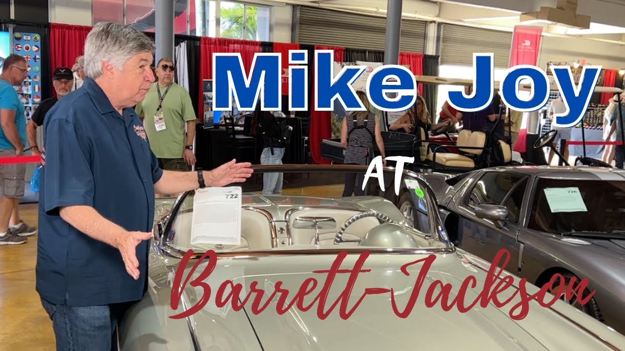 NASCAR's Mike Joy at Barrett Jackson 2022
