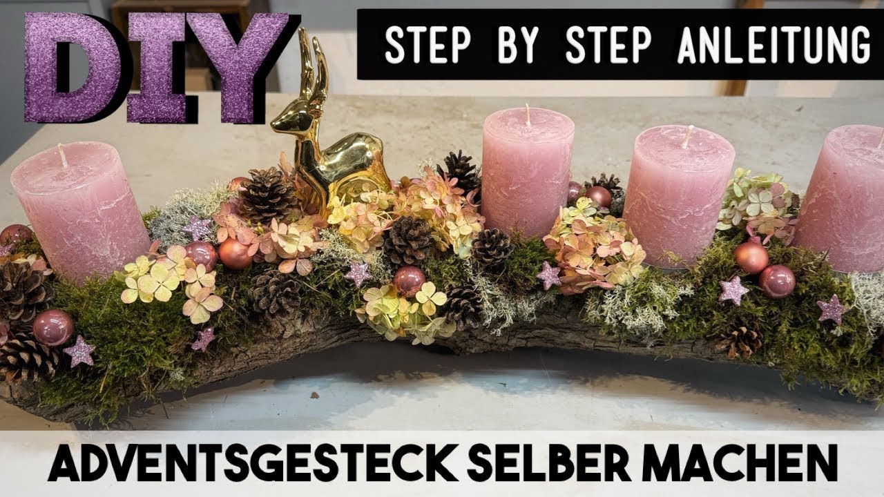 DIY - Adventsgesteck einfach selber machen | ein etwas anderes Adventsgesteck 2025  