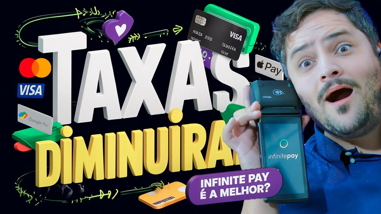 MELHOR MAQUININHA em 2024? Como DIMINUIR taxas na InfinitePay (ideal para iFood, manicures, etc)