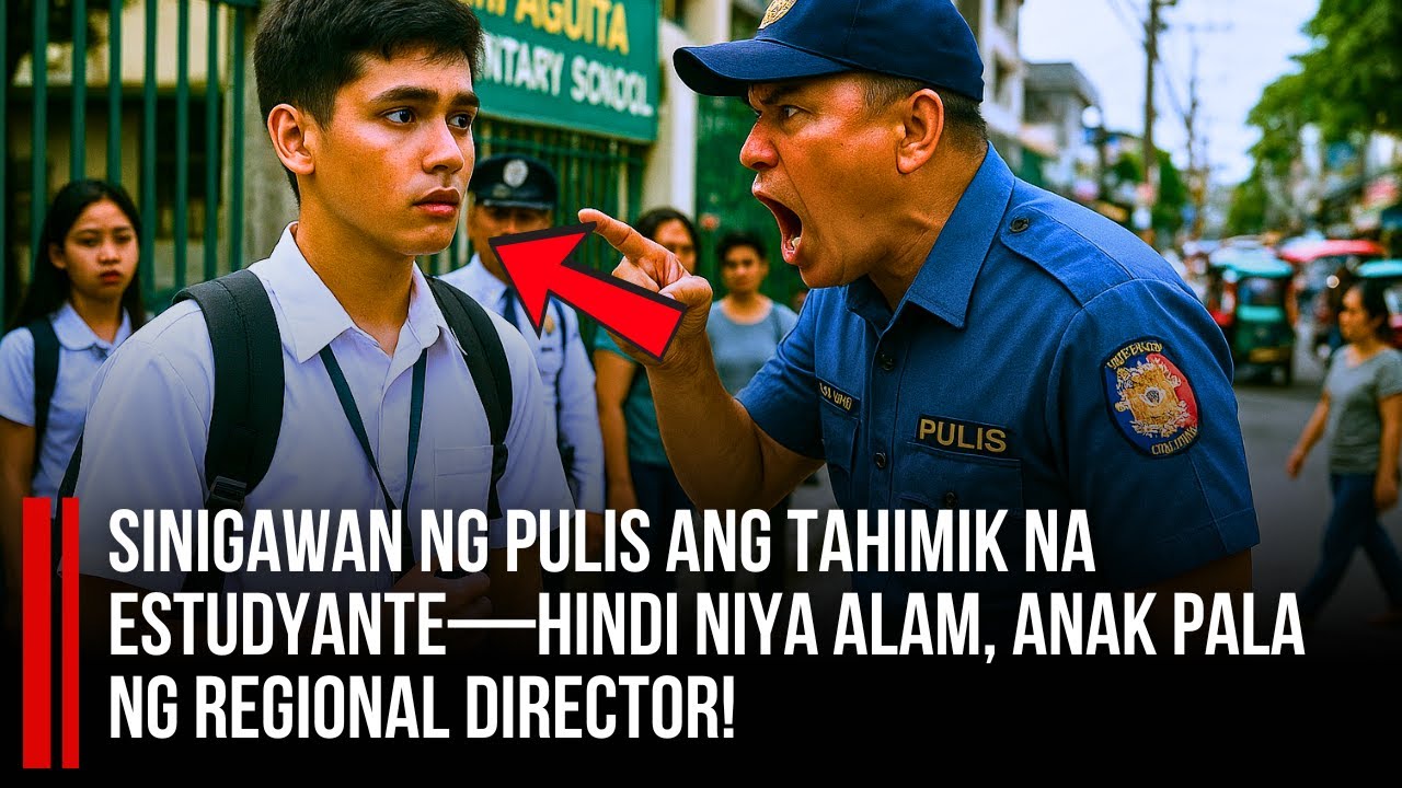 Sinigawan ng Pulis ang Tahimik na Estudyante—Hindi Niya Alam, Anak Pala ng Regional Director!