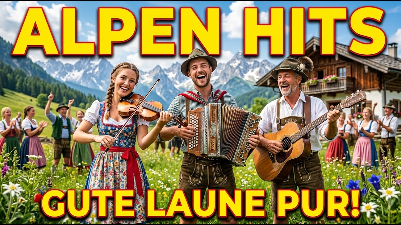 🏔️ Die Schönsten Alpen Hits 🎶 100 Minuten Fröhliche Volksmusik & Gute Stimmung