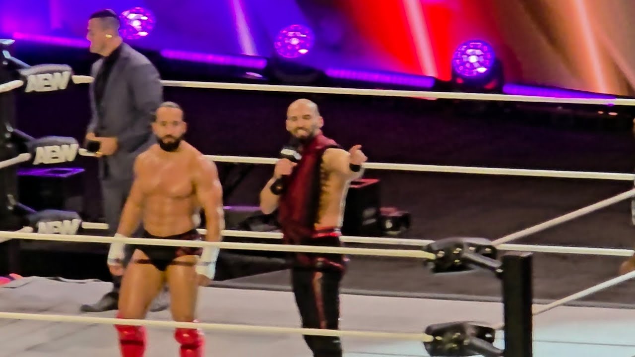 Entrances For The Premier Athletes (Tony Nese And Aria Daivari) vs QT Marshall and Steven Borden 🦂 