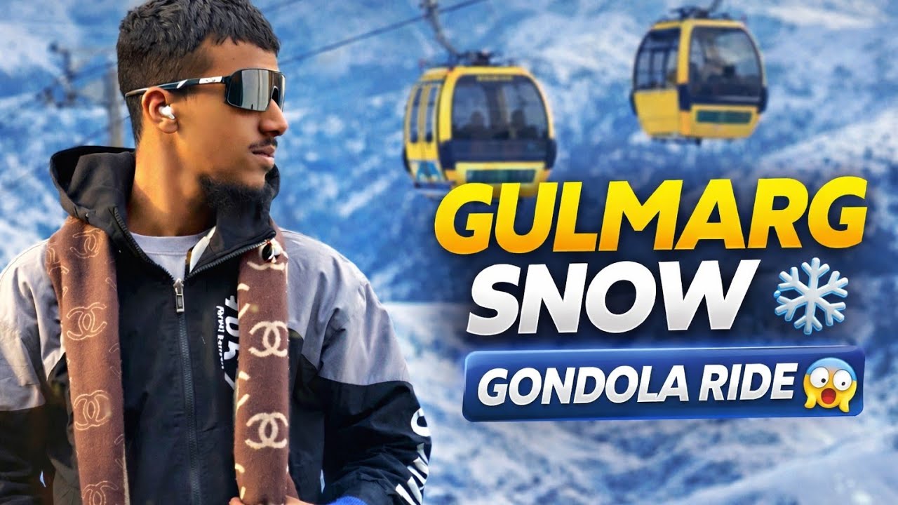 Ep 4 Gulmarg Gondola Ride ❄️ | World’s Highest Cable Car Experience! 🇮🇳