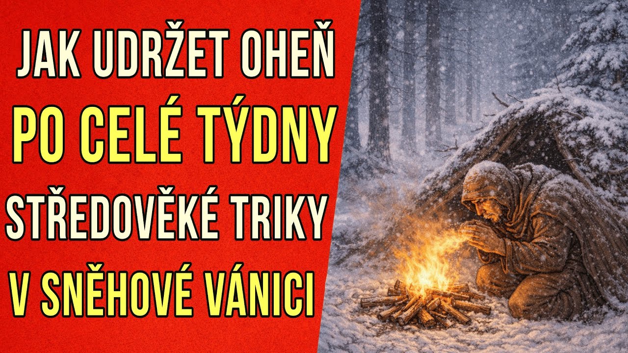 Jak udržet oheň týdny: Středověké triky za vánice