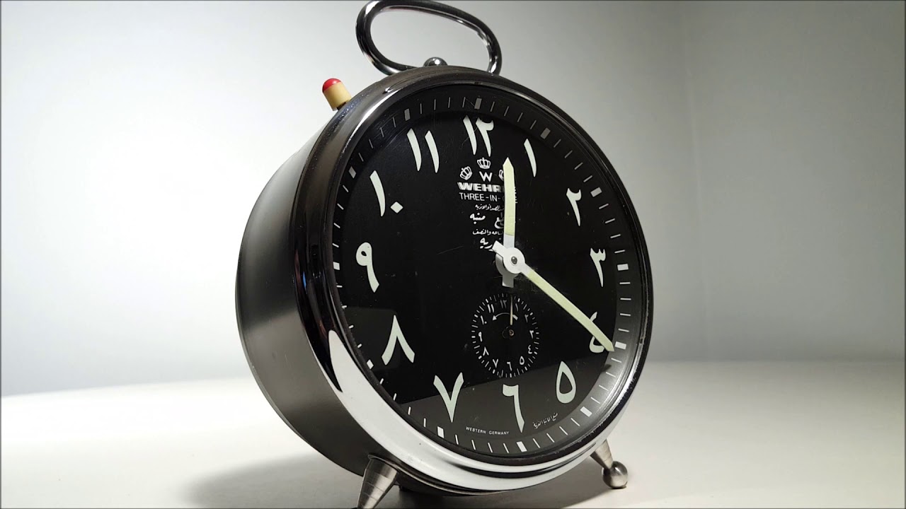 Wehrle Three-in-One repeating alarm clock