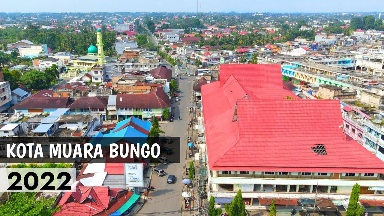 Drone Kota Muara Bungo 2022 | Kota Terbesar ke 3 di Jambi