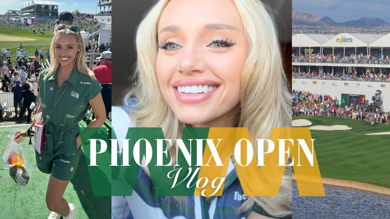 Видеоблог о выходных, когда открывается WM Phoenix ⛳️💕