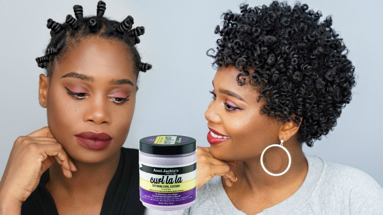 Bantu Knot-out Tutorial using Aunt Jackies Curl Lala | CurlFriendsTV