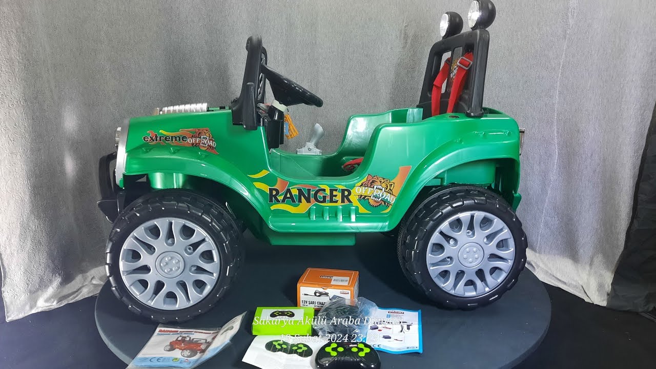 [115] Akülü Araba Pilsan Ranger Uzaktan Kumandalı Akülü Jip 12 Volt
