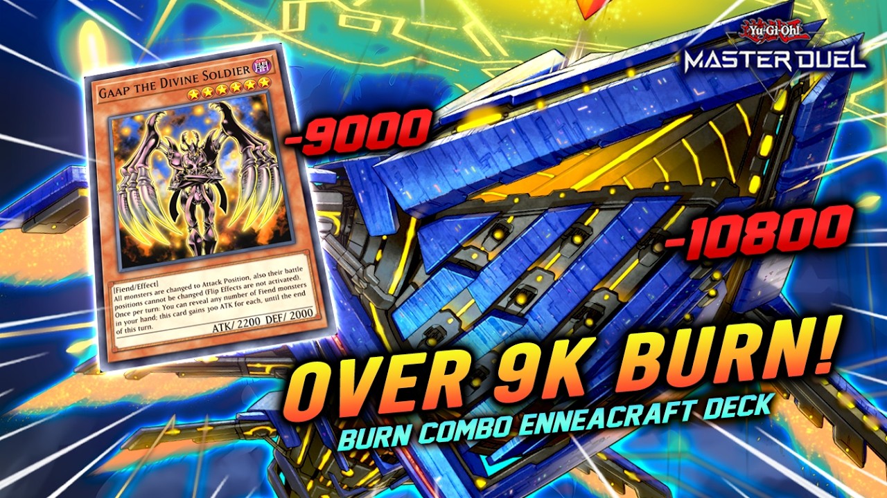 IT'S BURN OVER 9000 🔥🔥 BROKEN ENNEACRAFT NEW MASTER DUEL DECK!