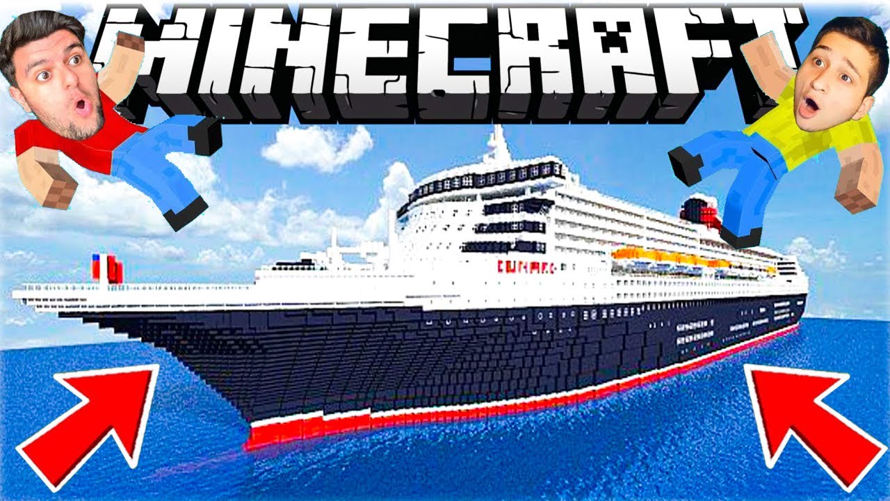 დამალე ბლოკები გიგანტურ გემში! - Minecraft