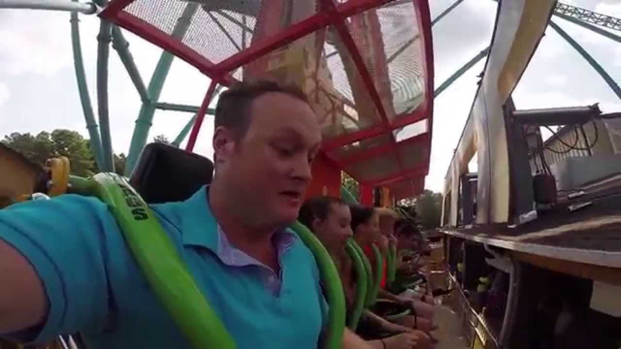 Zumanjaro: Drop of Doom at Six Flags Great Adventure - Brad Blanks jumps on