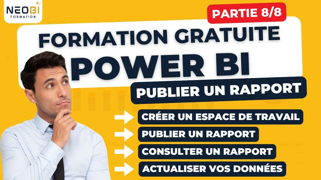 Formation POWER BI complète 2026  — publier un rapport ! [8/8]