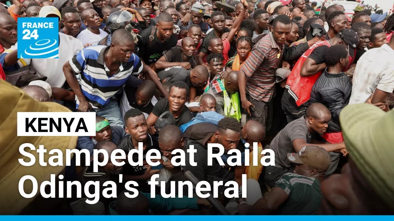 Kenya: At least two die in stampede at Raila Odinga's funeral &bull; FRANCE 24 English